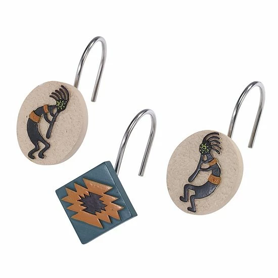 Avanti Southwest Kokopelli Shower Hooks Avanti Southwest Kokopelli Shower Hooks -Avanti Shop unnamed file 1020