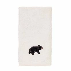 Avanti Black Bear Lodge Embroidered Fingertip Towel -Avanti Shop unnamed file 103