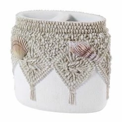 Avanti Macrame Shells Toothbrush Holder