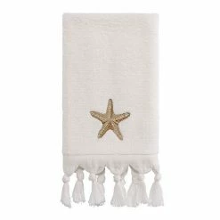 Avanti Macrame Shells Fingertip Towel