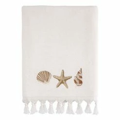 Avanti Macrame Shells Bath Towel