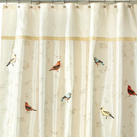 Avanti Gilded Birds Fabric Shower Curtain Avanti Gilded Birds Fabric Shower Curtain -Avanti Shop unnamed file 118