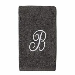 Avanti Premier Silver Script Monogram Hand Towel -Avanti Shop unnamed file 125