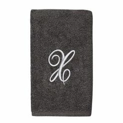 Avanti Premier Silver Script Monogram Hand Towel -Avanti Shop unnamed file 126
