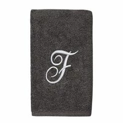 Avanti Premier Silver Script Monogram Hand Towel -Avanti Shop unnamed file 131