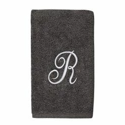 Avanti Premier Silver Script Monogram Hand Towel -Avanti Shop unnamed file 137