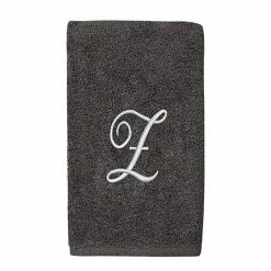 Avanti Premier Silver Script Monogram Hand Towel -Avanti Shop unnamed file 139