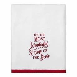 Avanti Sparkle "Most Wonderful Time Of The Year" Bath Towel