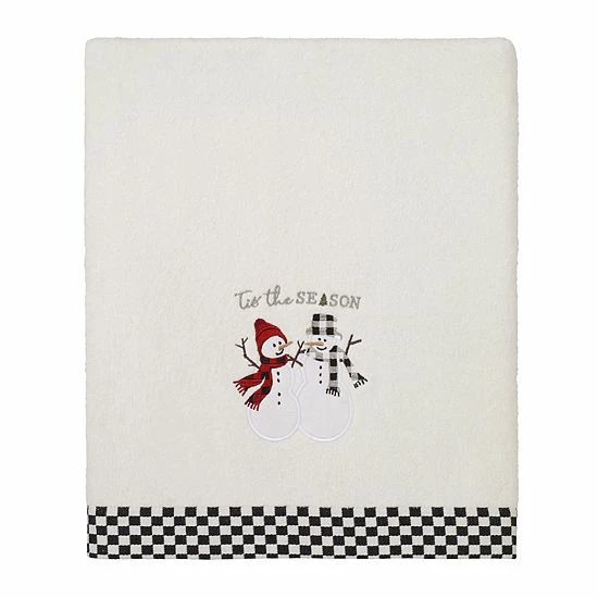 Avanti Rustic Pals "Tis The Season" Snowmen Bath Towel Avanti Rustic Pals "Tis The Season" Snowmen Bath Towel -Avanti Shop unnamed file 167