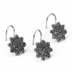 Avanti Braided Medallion 12-pk. Shower Curtain Hooks Gold