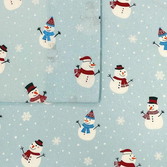 Avanti Flannel Sheet Set Snowman Avanti Flannel Sheet Set Snowman -Avanti Shop unnamed file 18