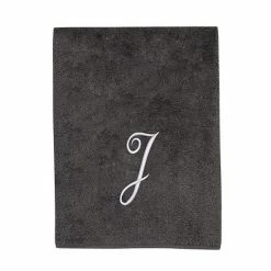 Avanti Premier Silver Script Monogram Bath Towel -Avanti Shop unnamed file 189