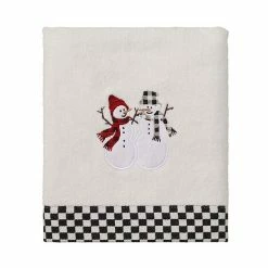 Avanti Rustic Snowman Pals Hand Towel