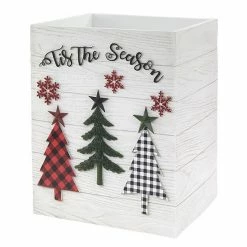 Avanti Tis The Season Wastebasket