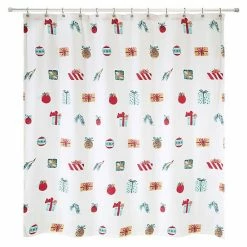 Avanti Holiday Icons Shower Curtain