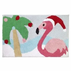 Avanti Flamingo With Tree Bath Rug