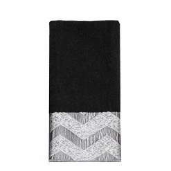 Avanti Chevron Galaxy Fingertip Towel Black -Avanti Shop unnamed file 312