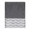 Avanti Chevron Galaxy Bath Towel White