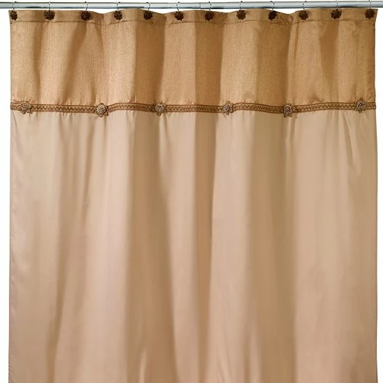 Avanti Braided Medallion Fabric Shower Curtain Gold Avanti Braided Medallion Fabric Shower Curtain Gold -Avanti Shop unnamed file 369
