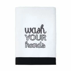 Avanti Chalk It Up Embroidered Hand Towel