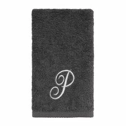 Avanti Premier Silver Script Monogram Fingertip Towel -Avanti Shop unnamed file 391