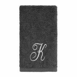 Avanti Premier Silver Script Monogram Fingertip Towel -Avanti Shop unnamed file 393