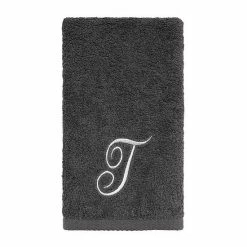 Avanti Premier Silver Script Monogram Fingertip Towel -Avanti Shop unnamed file 394
