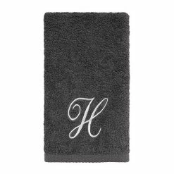 Avanti Premier Silver Script Monogram Fingertip Towel -Avanti Shop unnamed file 397