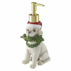 Avanti Golden Retriever With Wreath Lotion Pump