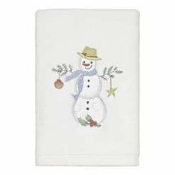 Avanti Coastal Snowman Hand Towel