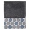 Avanti Dotted Circle Bath Towel White