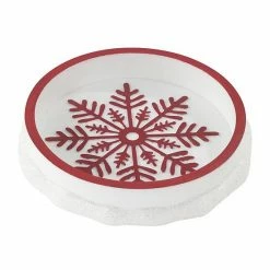 Avanti Sparkle Snowflake Soap Dish