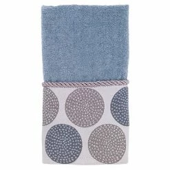 Avanti Dotted Circle Fingertip Towel Mineral