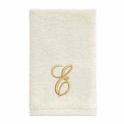 Avanti Premier Ivory/Gold Script Monogram Fingertip Towel -Avanti Shop unnamed file 64