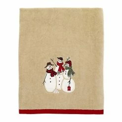 Avanti Snowman Gathering Bath Towel