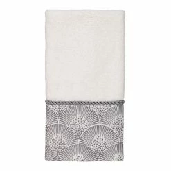 Avanti Deco Shell Fingertip Towel Rattan