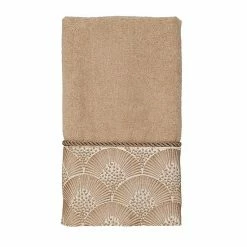 Avanti Deco Shell Fingertip Towel Rattan -Avanti Shop unnamed file 686