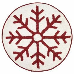 Avanti Sparkle Snowflake Bath Rug