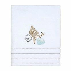 Avanti Coastal Farmhouse Shell Bath Towel