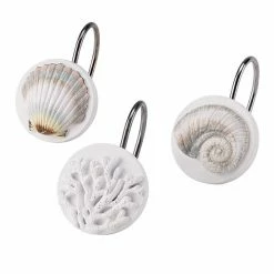 Avanti Destin Shower Curtain Hooks - 12-pack