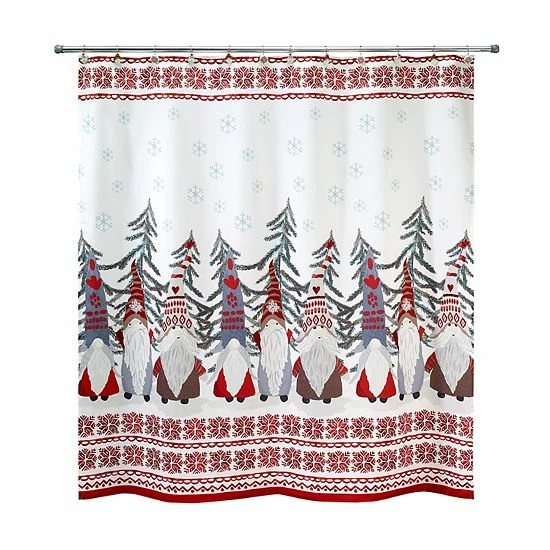 Avanti Christmas Gnomes Shower Curtain Avanti Christmas Gnomes Shower Curtain -Avanti Shop unnamed file 82