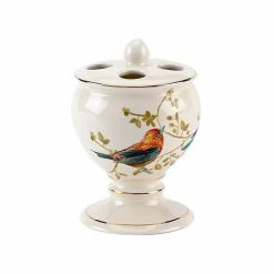Avanti Gilded Birds Toothbrush Holder